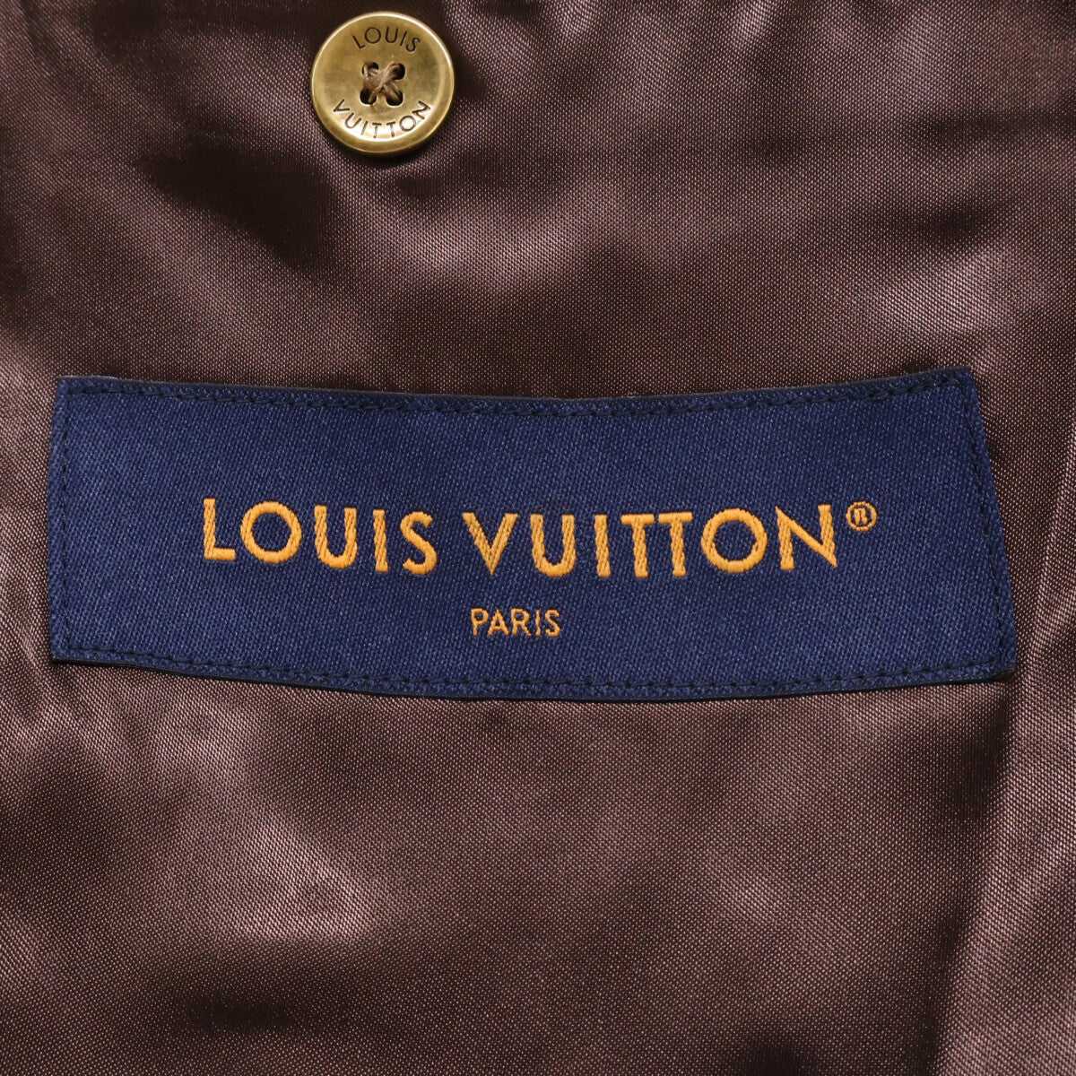 LOUIS VUITTON 24' Damier Pixel 2B Blazer Brown/Gray Size 52