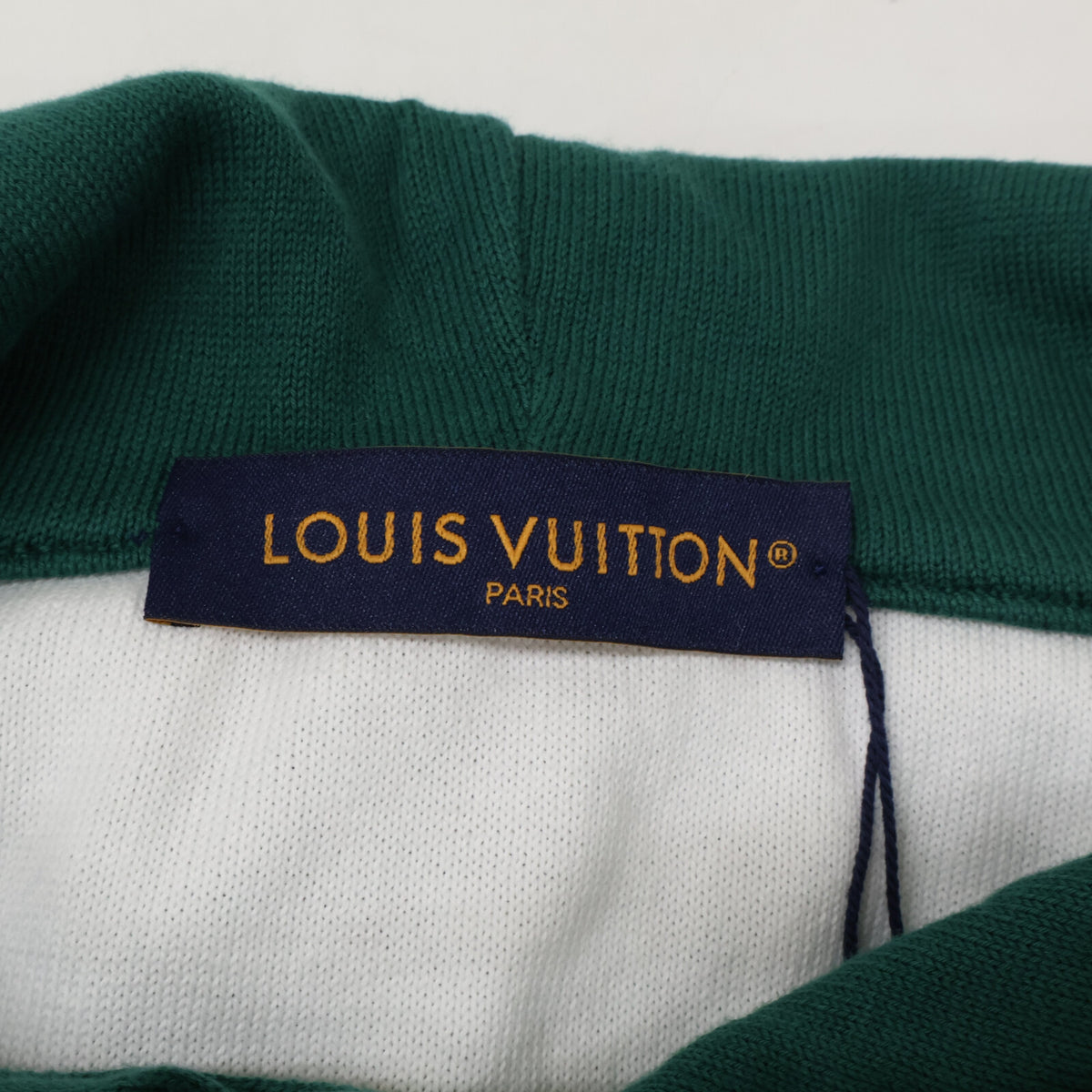 LOUIS VUITTON Monogram Gradient Knit Hoodie Green Size M