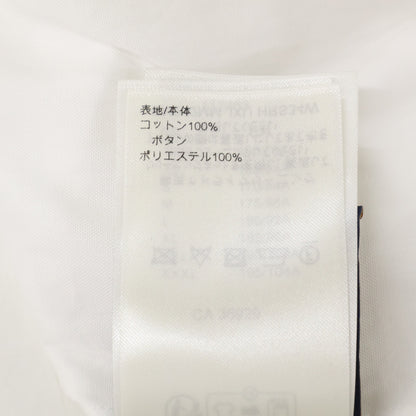 LOUIS VUITTON LV Logo Embroidered Shirt White Size L