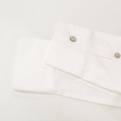 LOUIS VUITTON LV Logo Embroidered Shirt White Size L