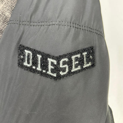 DIESEL Black Panel Denim Jacket Size M