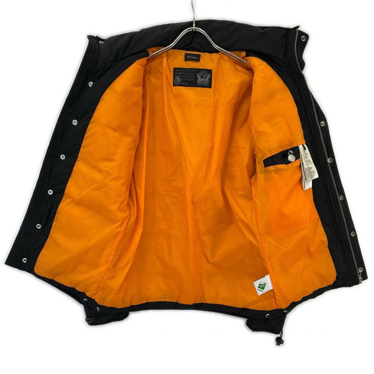 DIESEL Black Panel Denim Jacket Size M