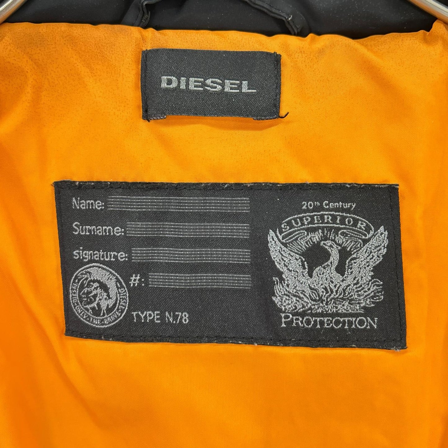 DIESEL Black Panel Denim Jacket Size M
