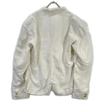 Yohji Yamamoto POUR HOMME 80s Linen 3B Blazer White Size M