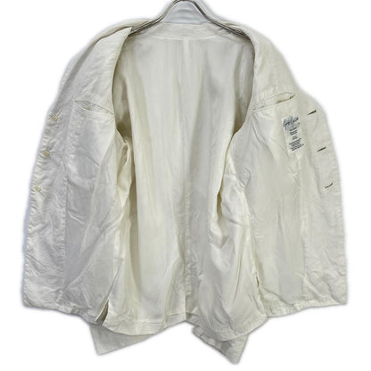 Yohji Yamamoto POUR HOMME 80s Linen 3B Blazer White Size M