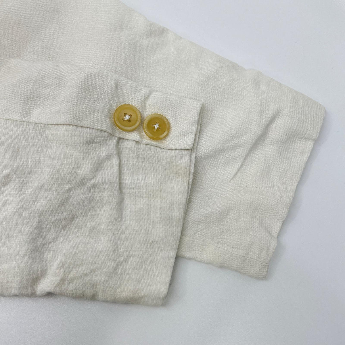 Yohji Yamamoto POUR HOMME 80s Linen 3B Blazer White Size M
