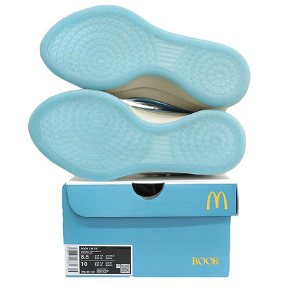 NIKE Book2 Sedona Sneakers Beige/Turquoise Size 8.5(US)
