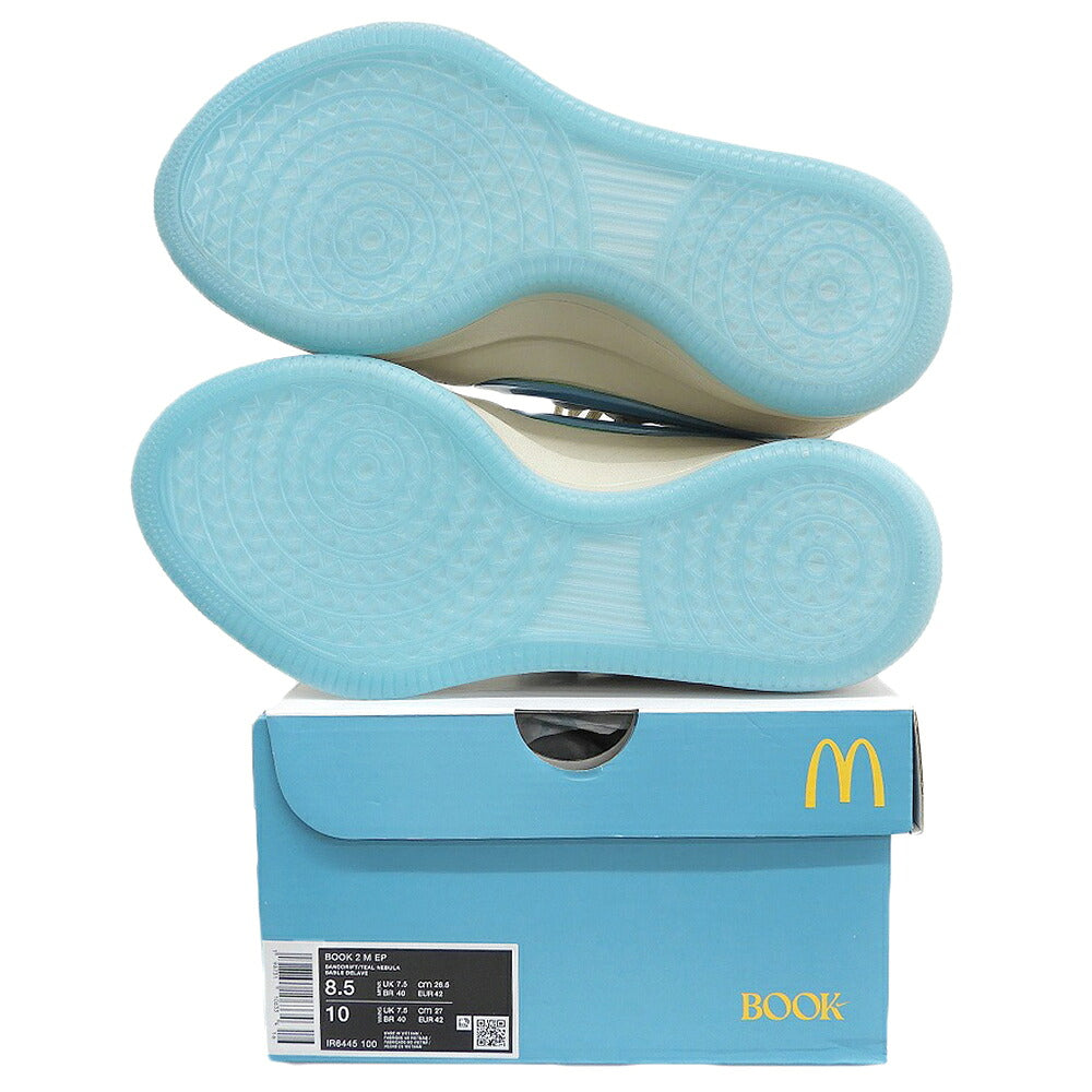 NIKE Book2 Sedona Sneakers Beige/Turquoise Size 8.5(US)
