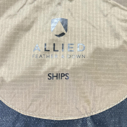 SHIPS ALLIED FEATHER&DOWN Down Vest Brown Size L