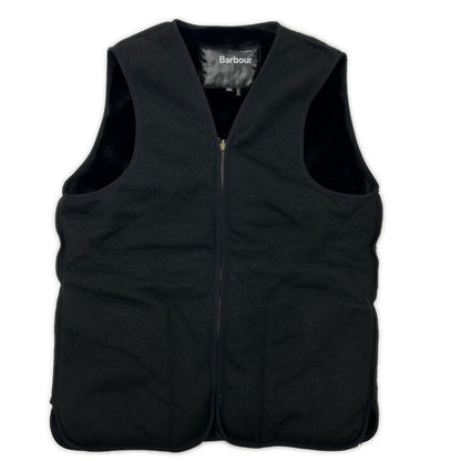 Barbour Reversible Slim Fit Fur Liner Vest Black Size 42