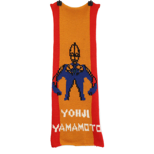 Yohji Yamamoto POUR HOMME 04AW Ultraman Scarf Red/Yellow