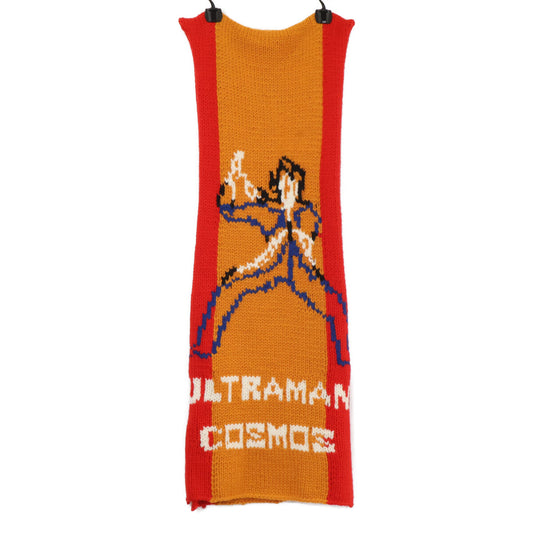 Yohji Yamamoto POUR HOMME 04AW Ultraman Scarf Red/Yellow