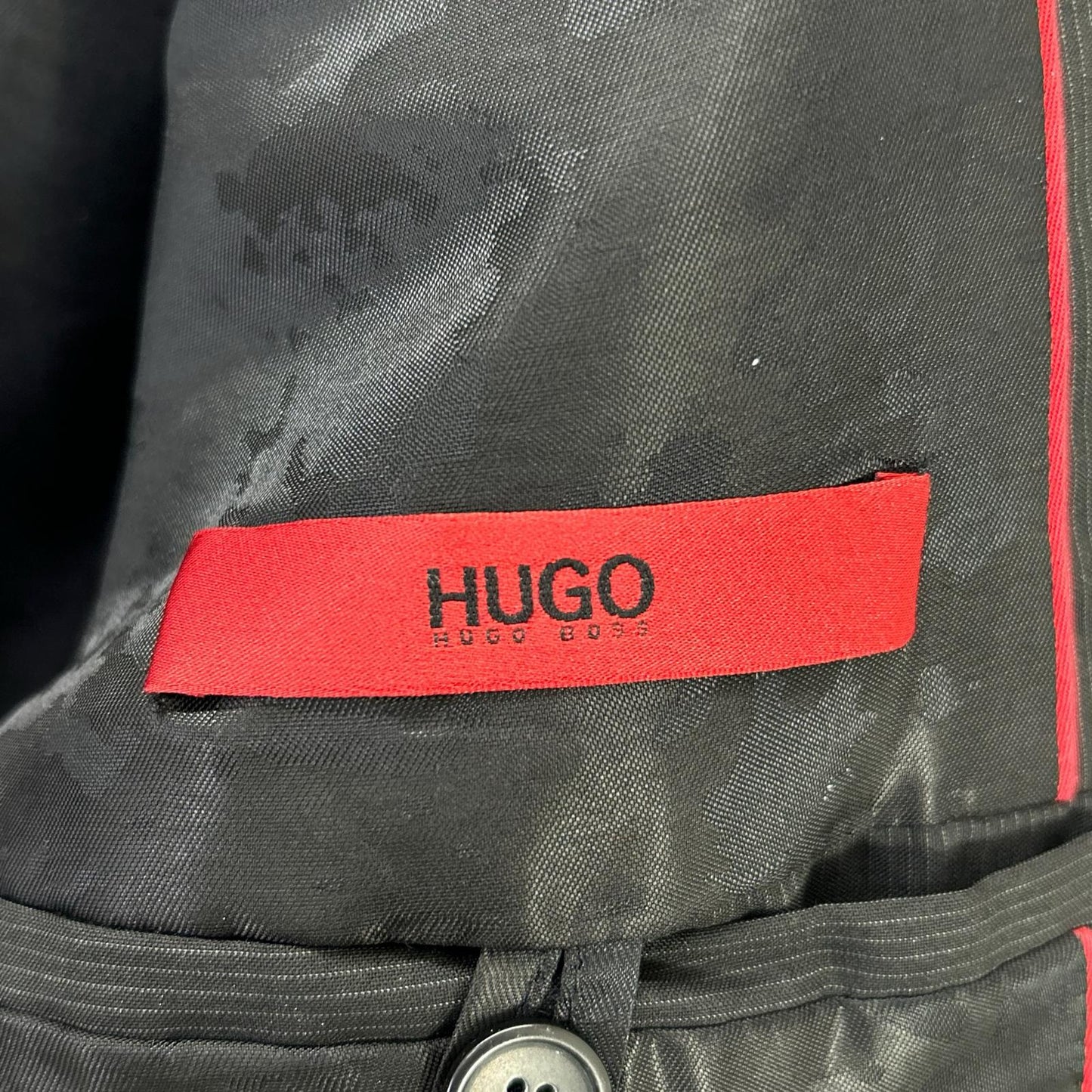 HUGOBOSS Black Stripe 2-Piece Suit Size 50