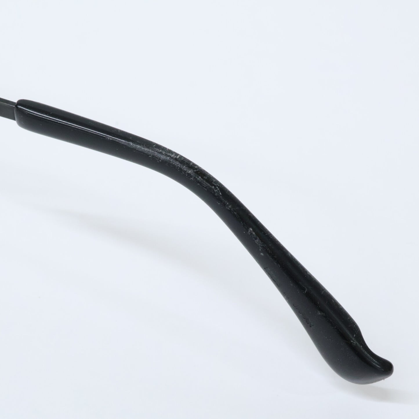 999.9 M-22 Titanium Square Glasses Black Size 53x17-133