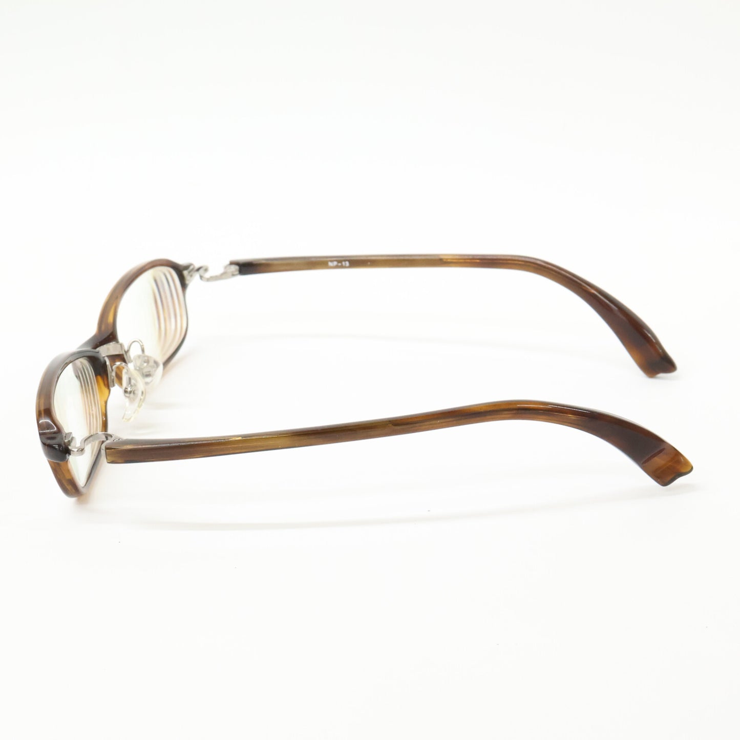 999.9 NP-13 Square Cell Frame Glasses Brown Size ONE SIZE