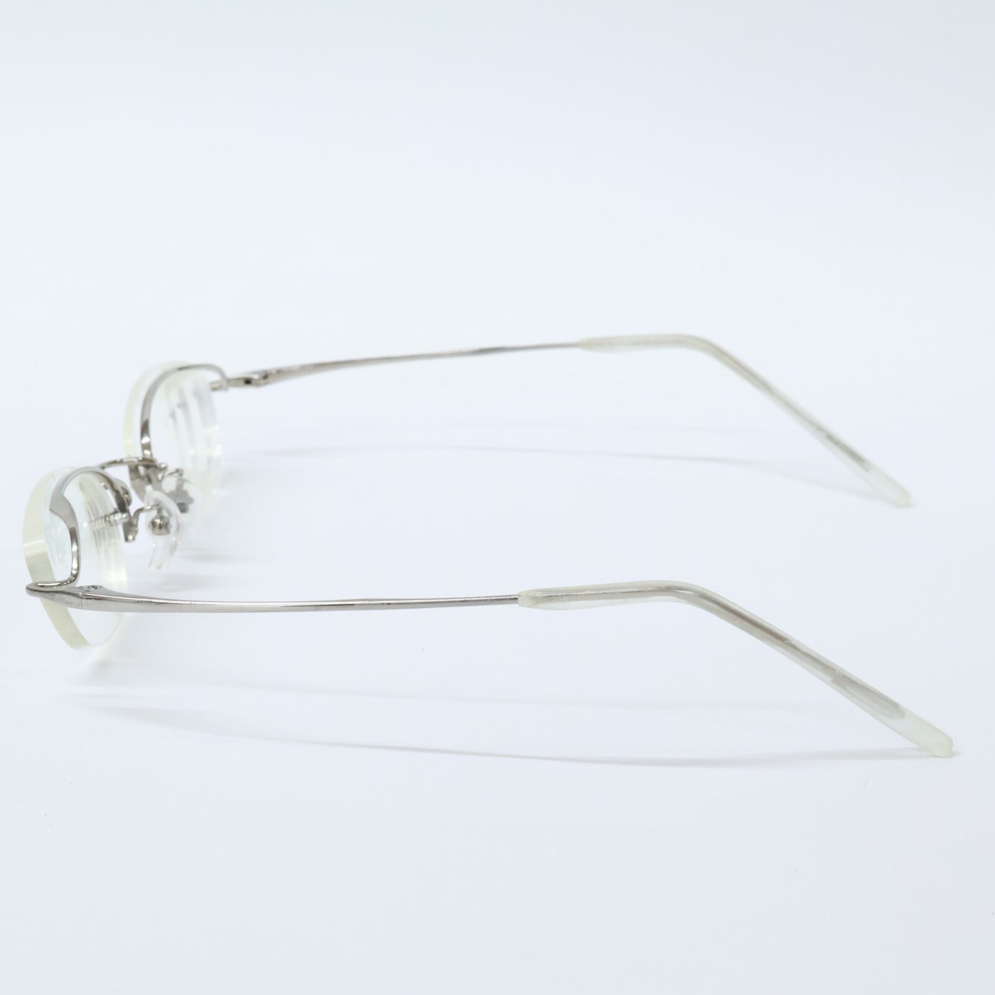 999.9 O-04T Rimless Frame Glasses Silver Size 47x16