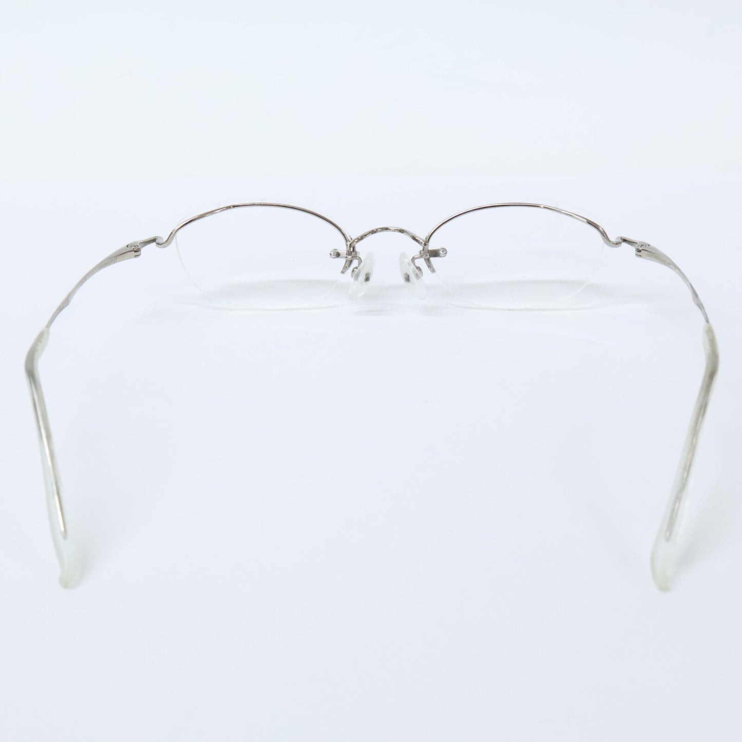 999.9 O-04T Rimless Frame Glasses Silver Size 47x16