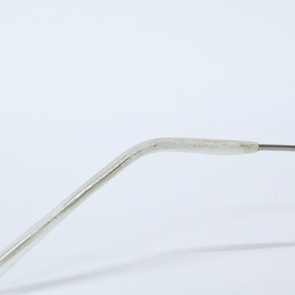 999.9 O-04T Rimless Frame Glasses Silver Size 47x16