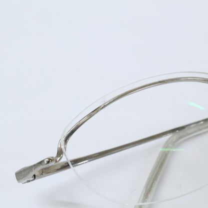 999.9 O-04T Rimless Frame Glasses Silver Size 47x16