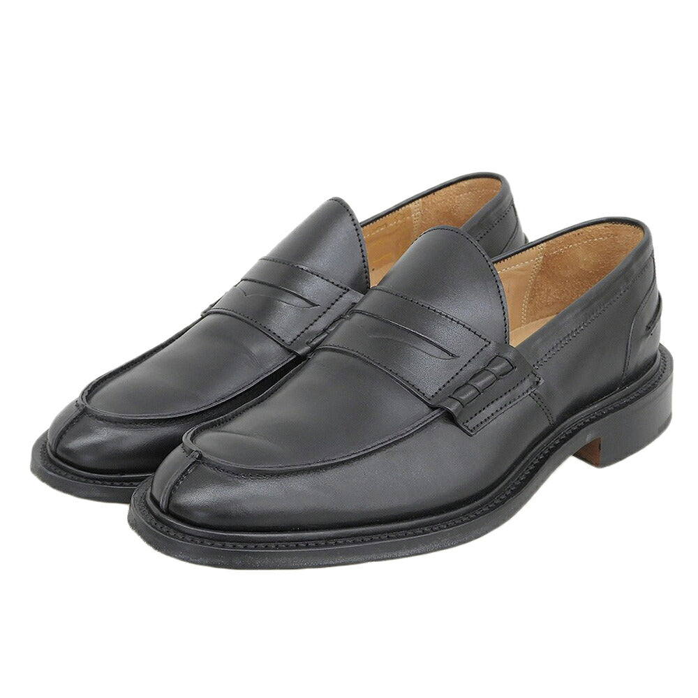 Tricker's M8357 JAMES-J Leather Penny Loafers Black Size 6