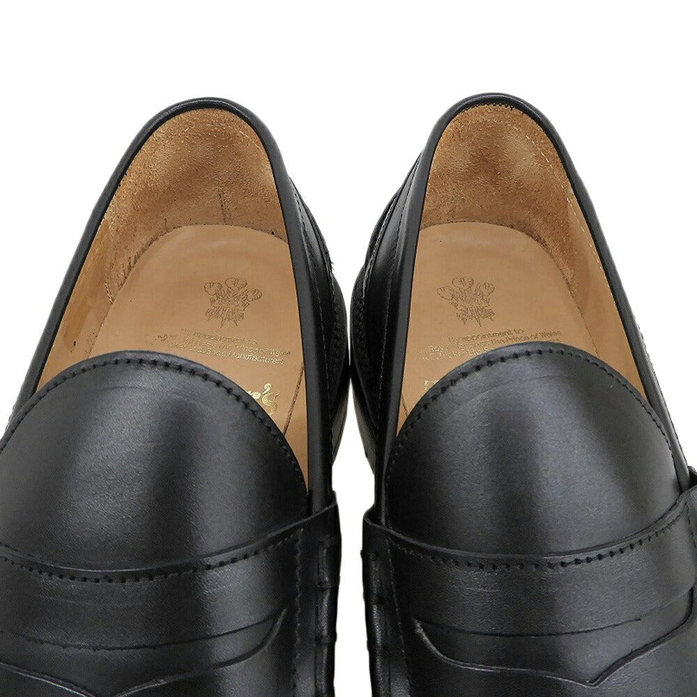 Tricker's M8357 JAMES-J Leather Penny Loafers Black Size 6