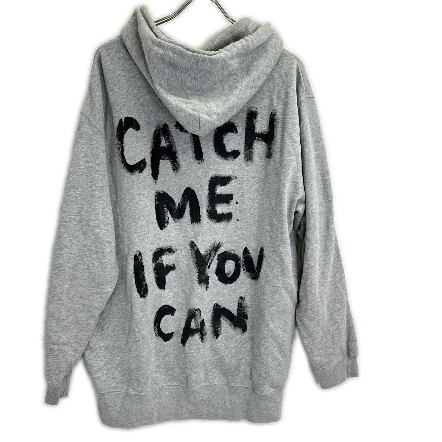 GUERNIKA Pokemon Gengar Graphic Cotton Hoodie Gray Size XXL