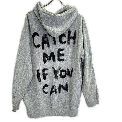 GUERNIKA Pokemon Gengar Graphic Cotton Hoodie Gray Size XXL