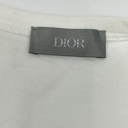 DIOR x Shawn Stussy Logo Cotton T-Shirt White Size XL