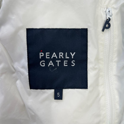 PEARLY GATES Houndstooth Golf Jacket White Black Size 5