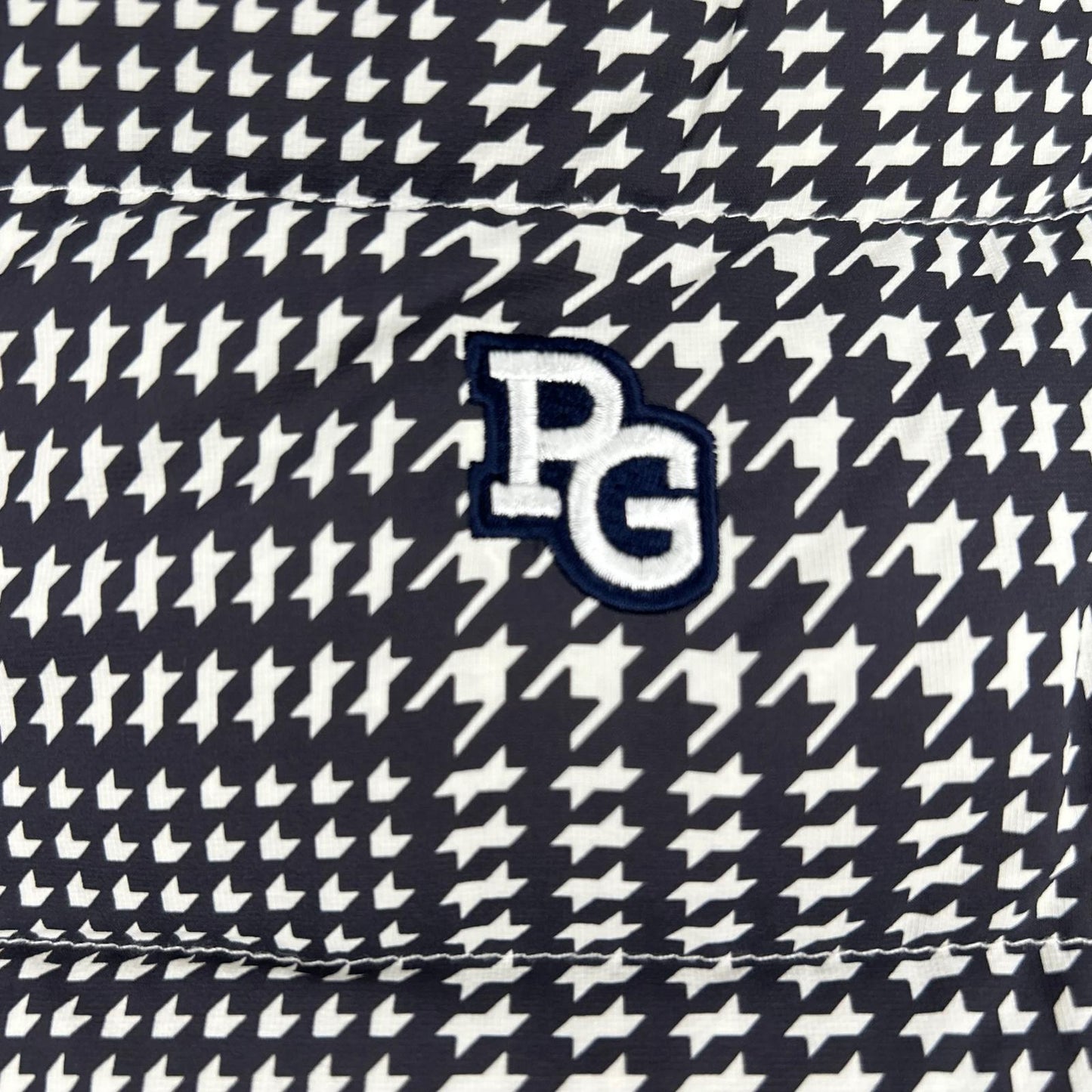 PEARLY GATES Houndstooth Golf Jacket White Black Size 5