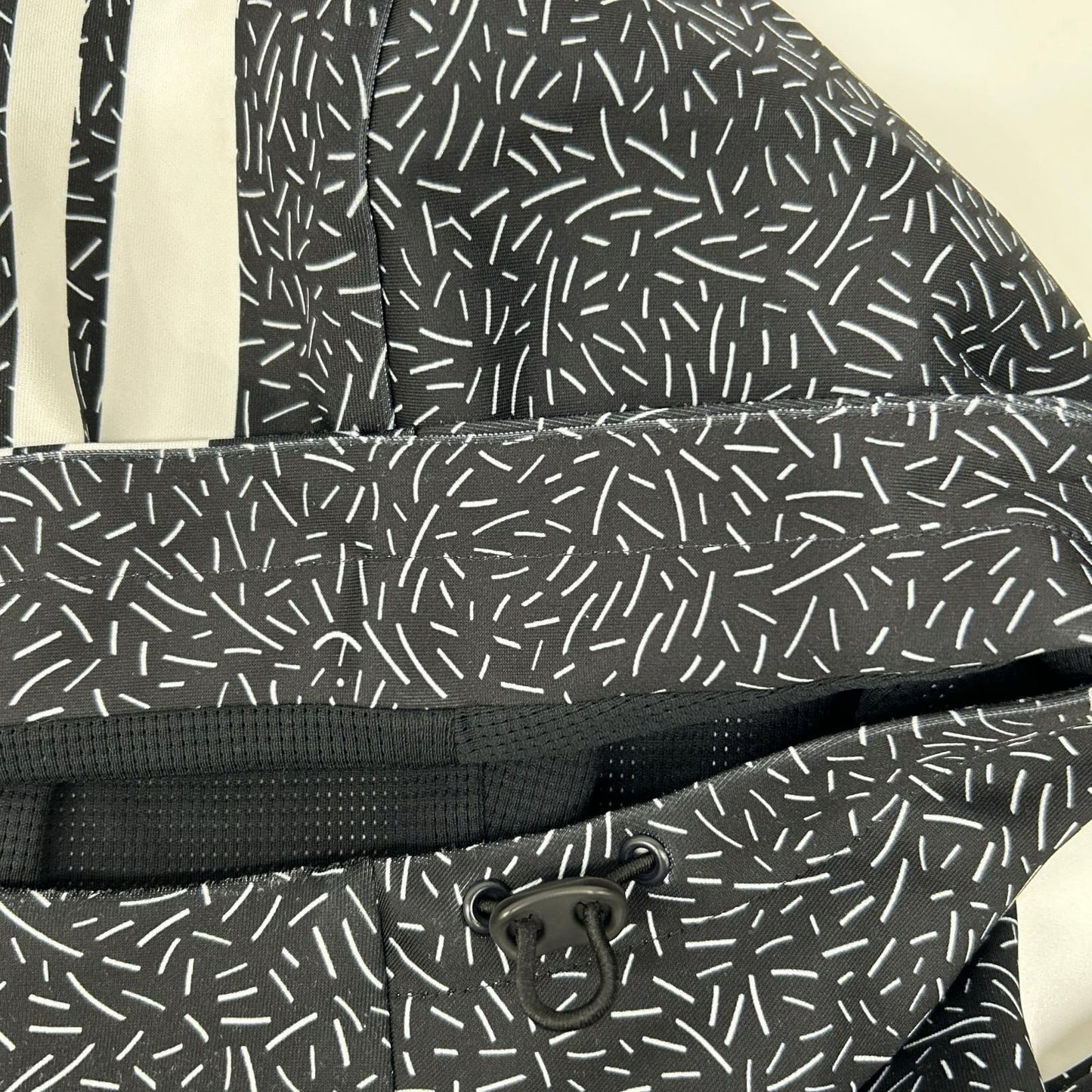 PEARLY GATES All-Over Pattern Polyester Hoodie Black Size 5
