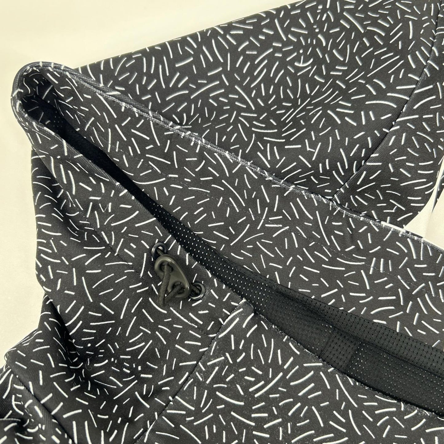 PEARLY GATES All-Over Pattern Polyester Hoodie Black Size 5