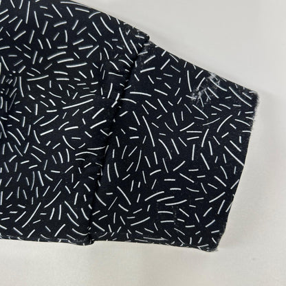 PEARLY GATES All-Over Pattern Polyester Hoodie Black Size 5