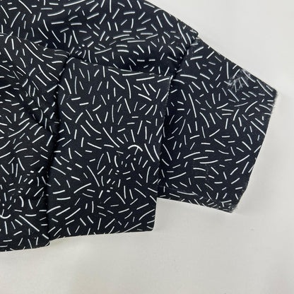 PEARLY GATES All-Over Pattern Polyester Hoodie Black Size 5