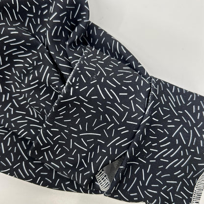 PEARLY GATES All-Over Pattern Polyester Hoodie Black Size 5
