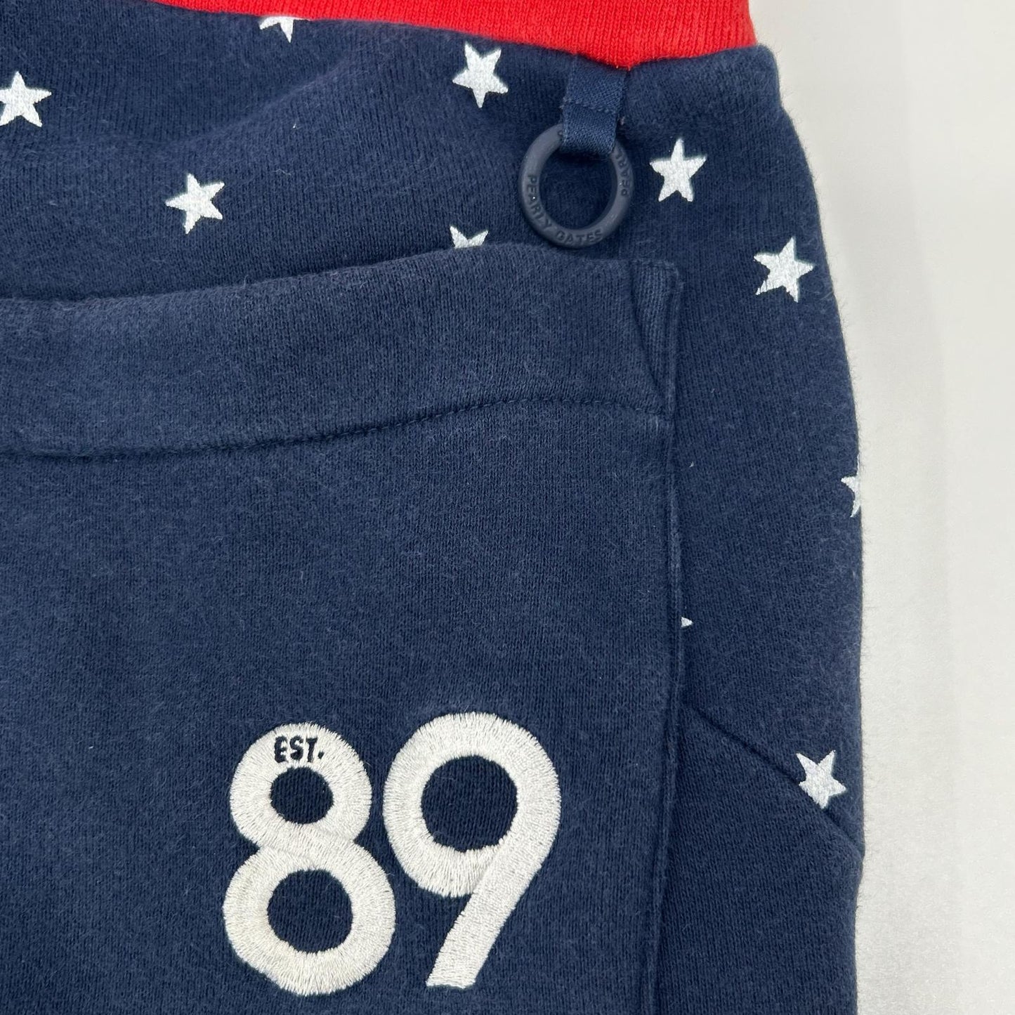 PEARLY GATES Star Pattern Cotton Pants Navy Size 4