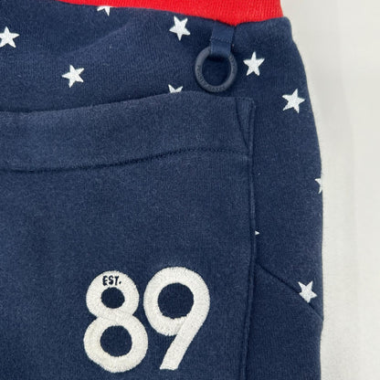 PEARLY GATES Star Pattern Cotton Pants Navy Size 4
