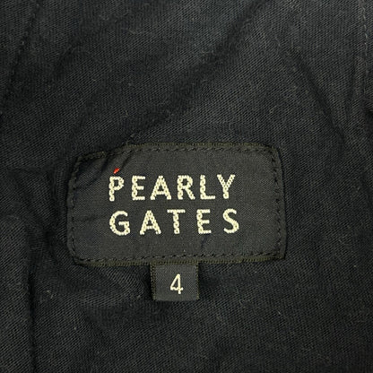 PEARLY GATES Star Pattern Cotton Pants Navy Size 4