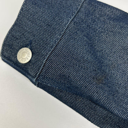 PEARLY GATES x Mickey Denim Boa Collar Jacket Blue Size 4