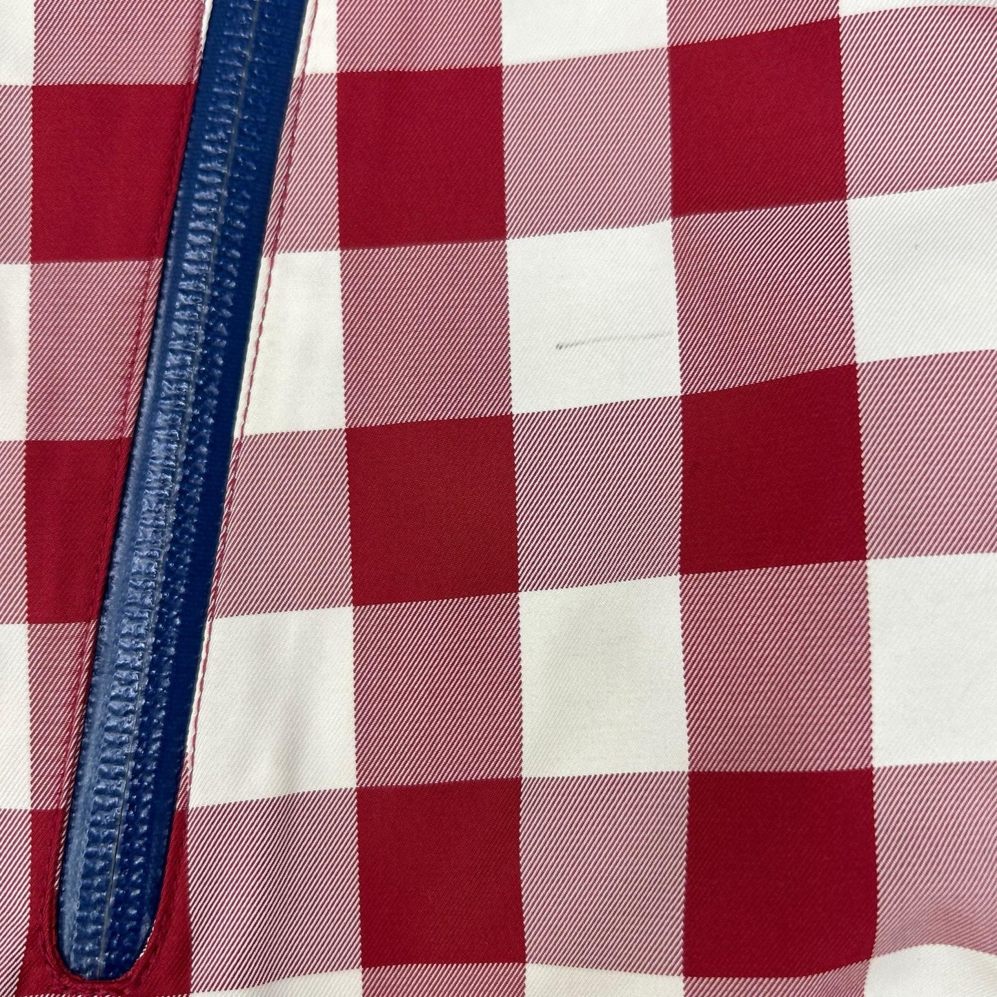 MASTER BUNNY EDITION Check Rib Knit Jacket Red White Size 5