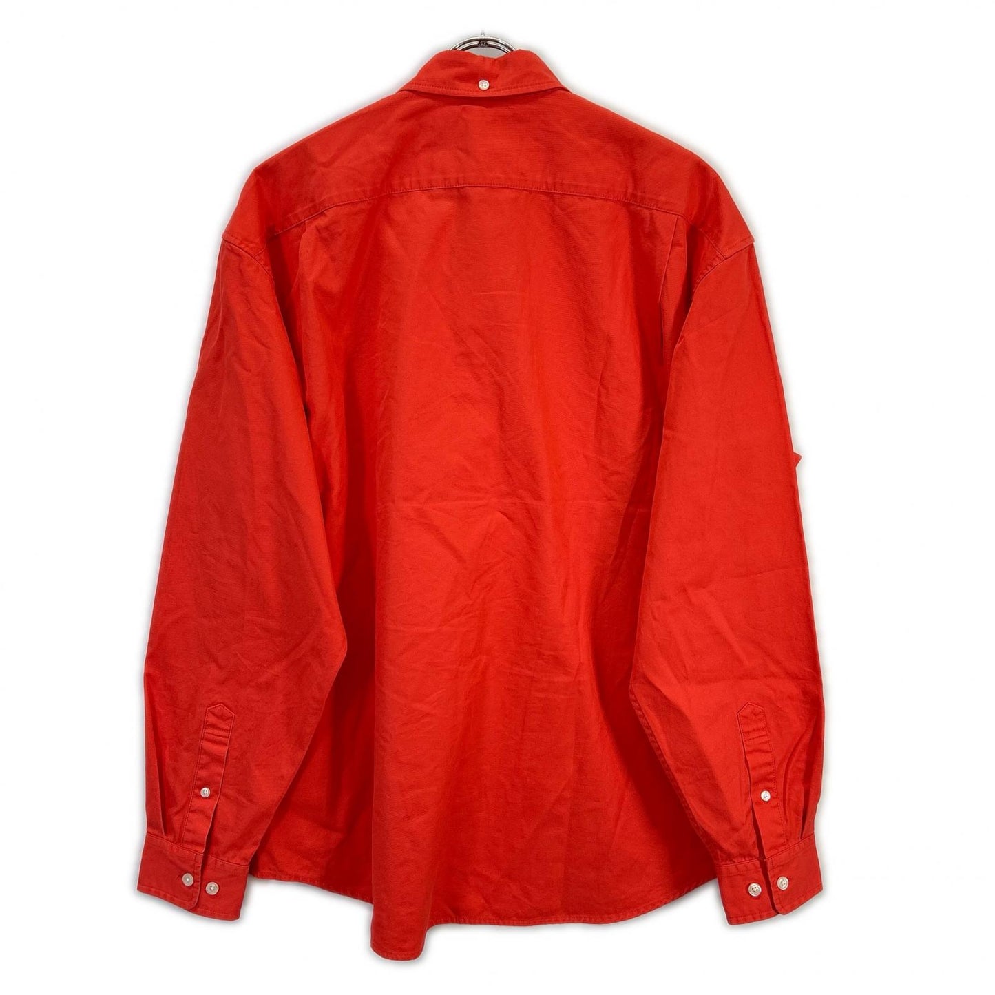 Supreme 24SS Small Box Cotton Shirt Orange Size M