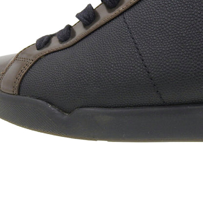 HUGOBOSS Leather Hi-Top Sneakers Brown Black Size EU 40