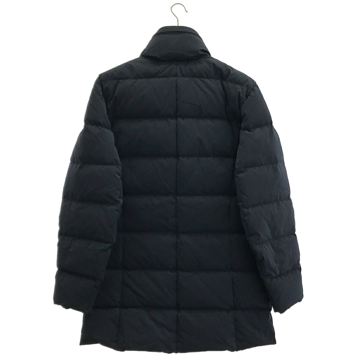 ARMANICOLLEZIONI Navy Quilted Down Jacket Size 40