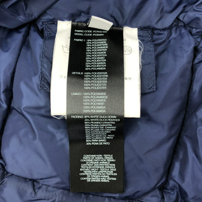 ARMANICOLLEZIONI Navy Quilted Down Jacket Size 40
