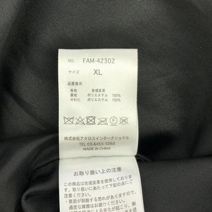 FUBU FAM-42302 Black Eco Puffer Jacket Size XL