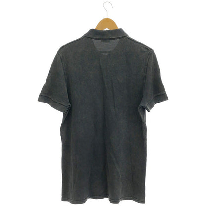 SAINT LAURENT PARIS 17 Vintage Dark Gray Polo Shirt Size L