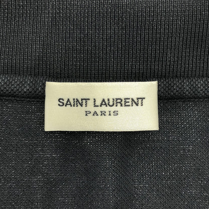 SAINT LAURENT PARIS 17 Vintage Dark Gray Polo Shirt Size L