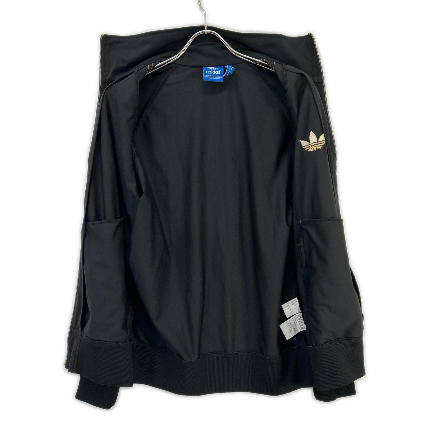 adidas W39303 Leopard Track Jacket Black Size M