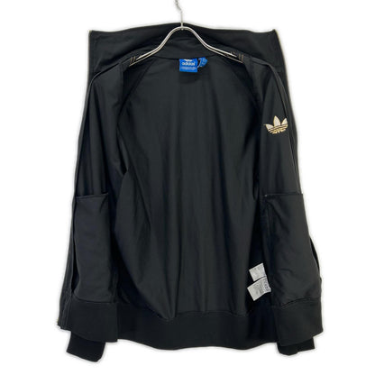 adidas W39303 Leopard Track Jacket Black Size M