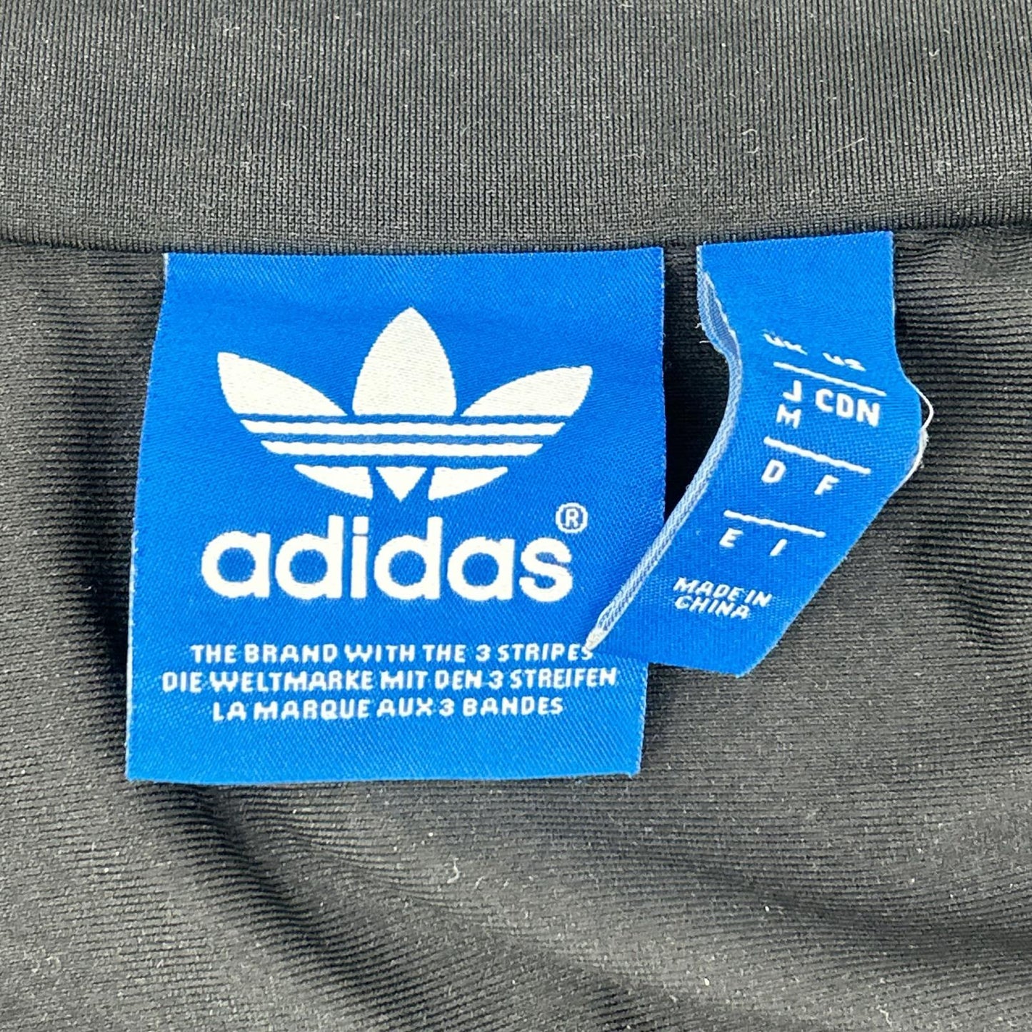 adidas W39303 Leopard Track Jacket Black Size M